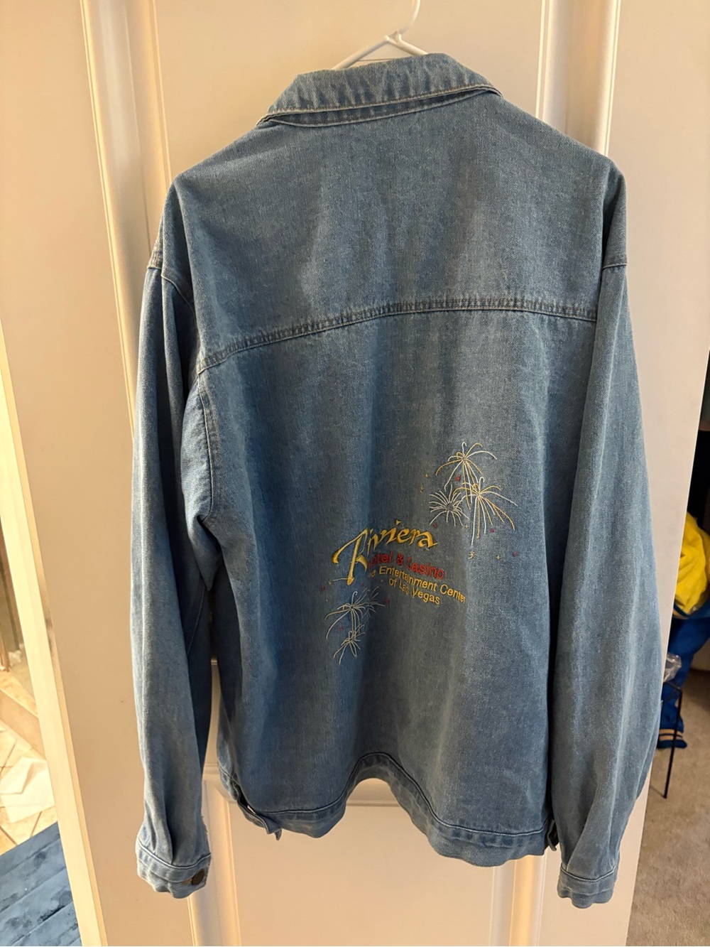 Vintage Vegas Riviera Casino Denim Jacket - Picture 7 of 16